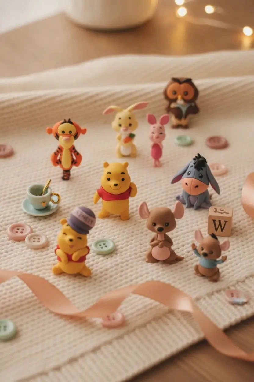 Winnie The Pooh Lisanslı Klipsli Figür Blind Box – Seri 65 Sürpriz Koleksiyon