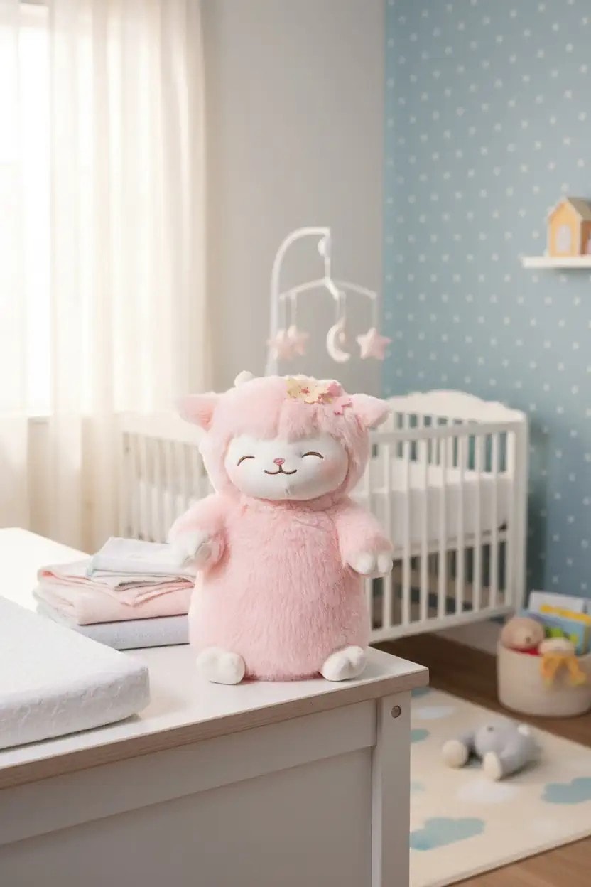 Kuzu Baa Serisi Pembe Peluş Oyuncak - Sakura