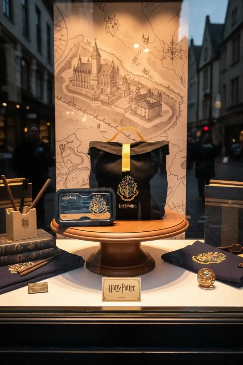 Harry Potter Lisanslı Yiyecek Kutusu & Yiyecek Çantası Seti