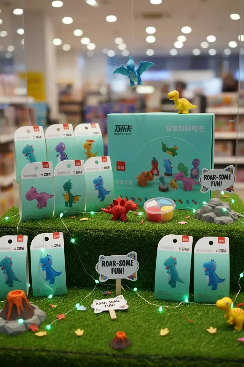 Açık Kil Serisi Bebek Dinazor