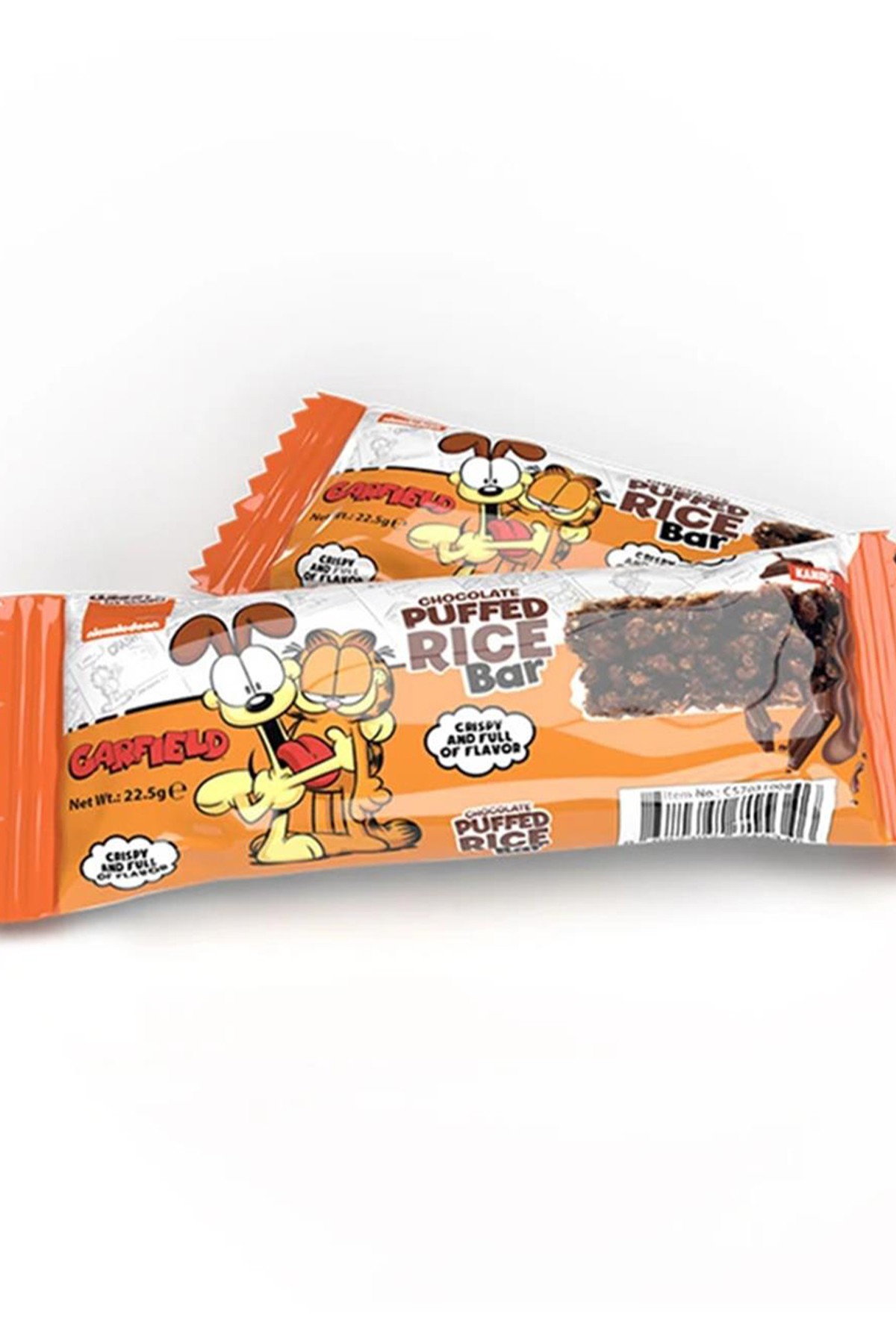 Garfield'la Çıtır Çikolata Keyfi - Puffed Rice Bar (22,5G)