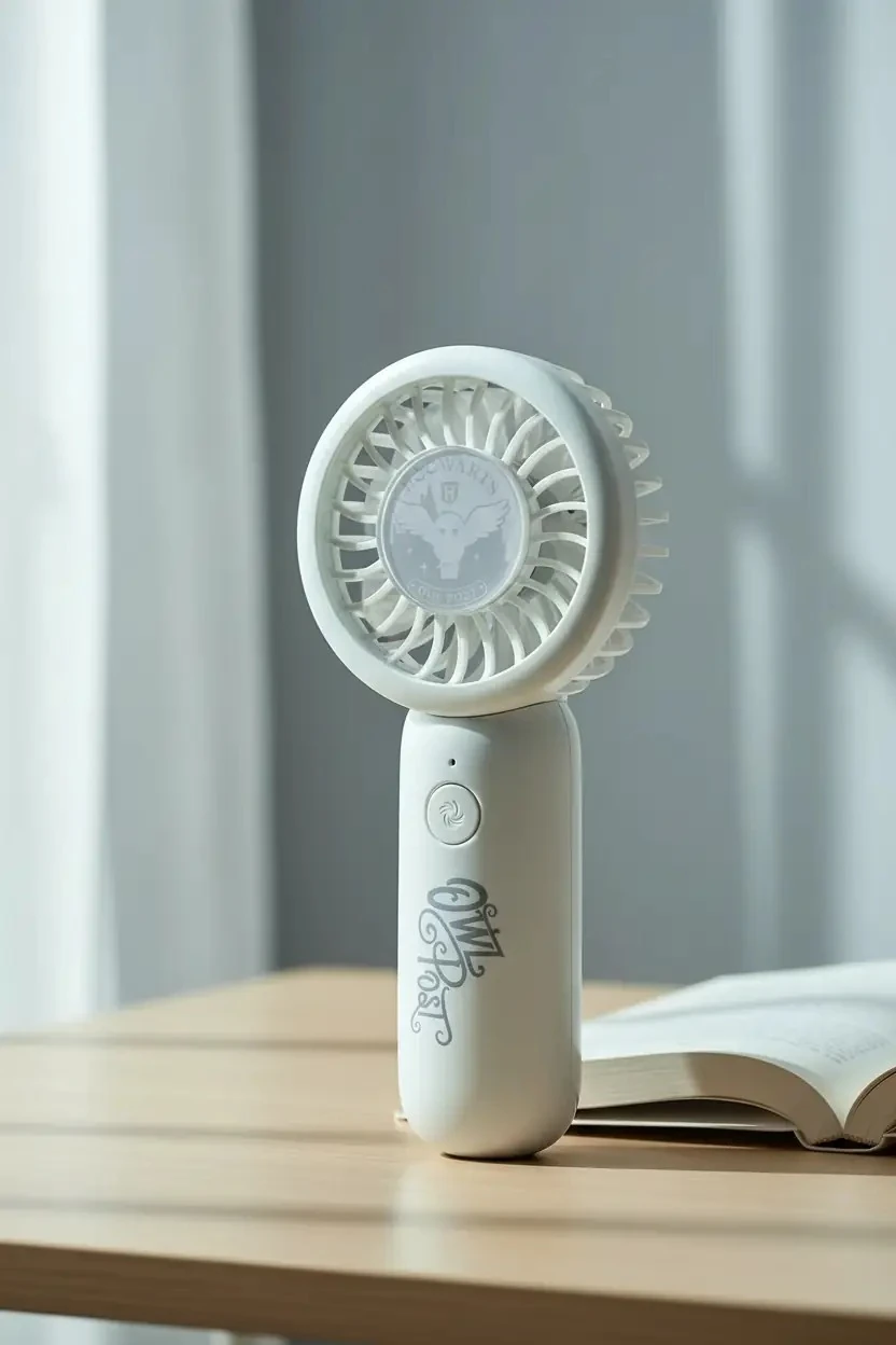 Harry Potter Lisanslı Hedwig El Tipi Vantilatör 1200mAh – Sevimli Taşınabilir Serinlik