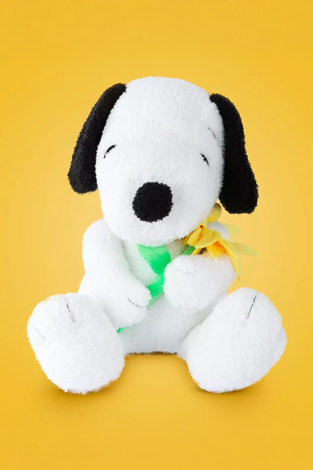 Snoopy Lisanslı Çiçekli Peluş Oyuncak (30cm) (Outlet)