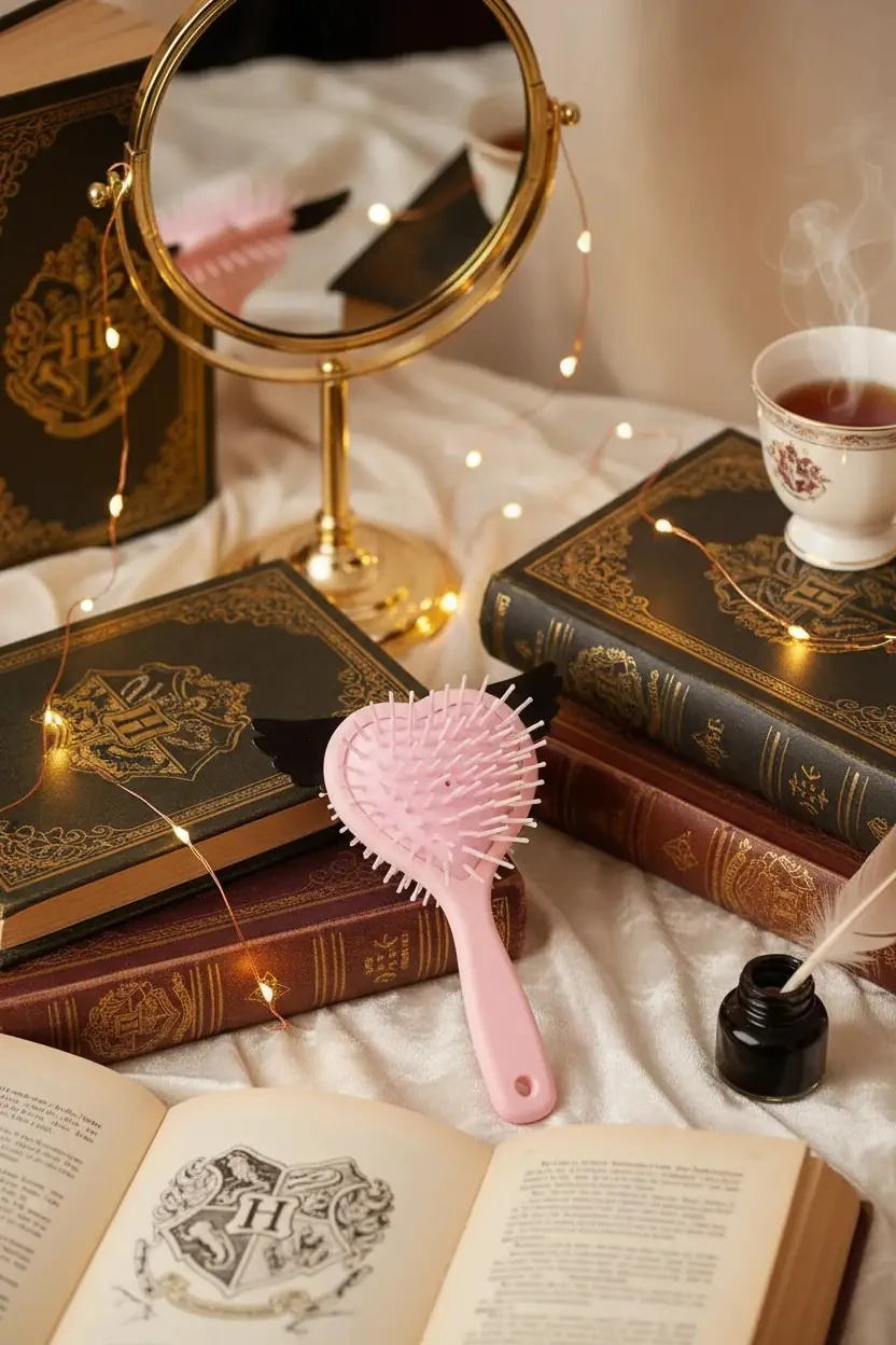 Harry Potter Lisanslı Saç Fırçası - Hedwig