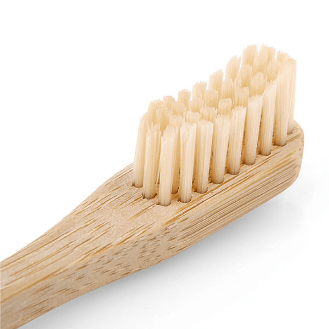 T-Brush Bambu Yetişkin Diş Fırçası Krem