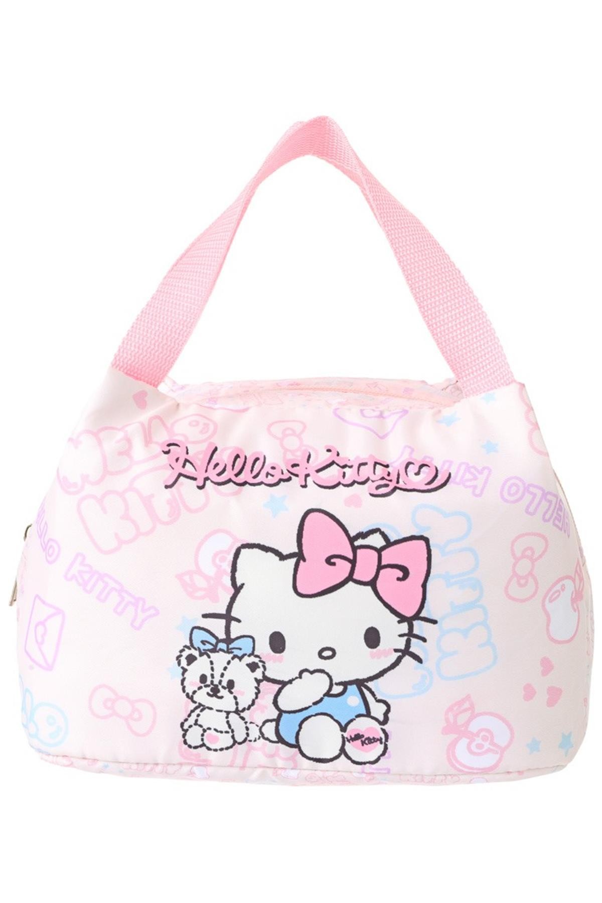 Hello Kitty Ve Arkadaşları Yiyecek Çantası - Pembe