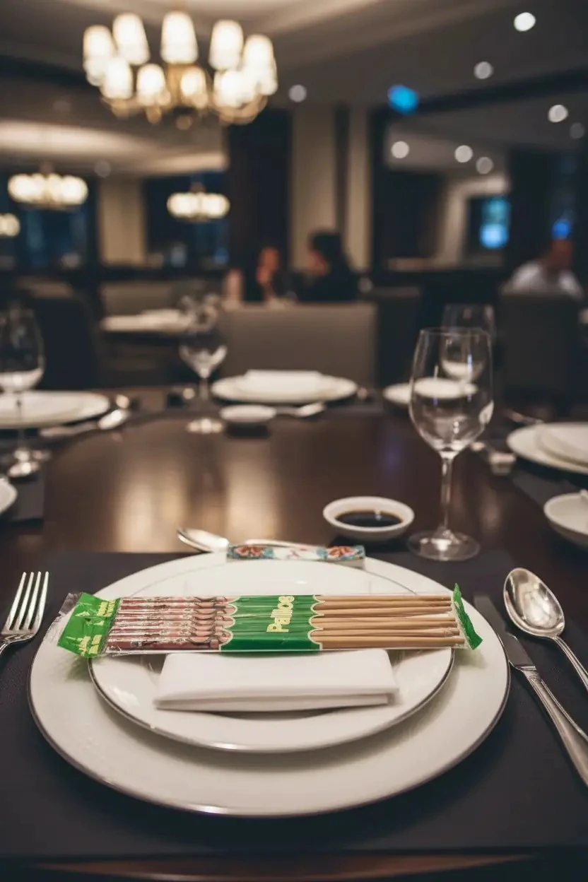 Ahşap Chopstick 10'lu Set – Isıya Dayanıklı Şık Tasarım Asya Mutfağı Yardımcısı 24 Cm