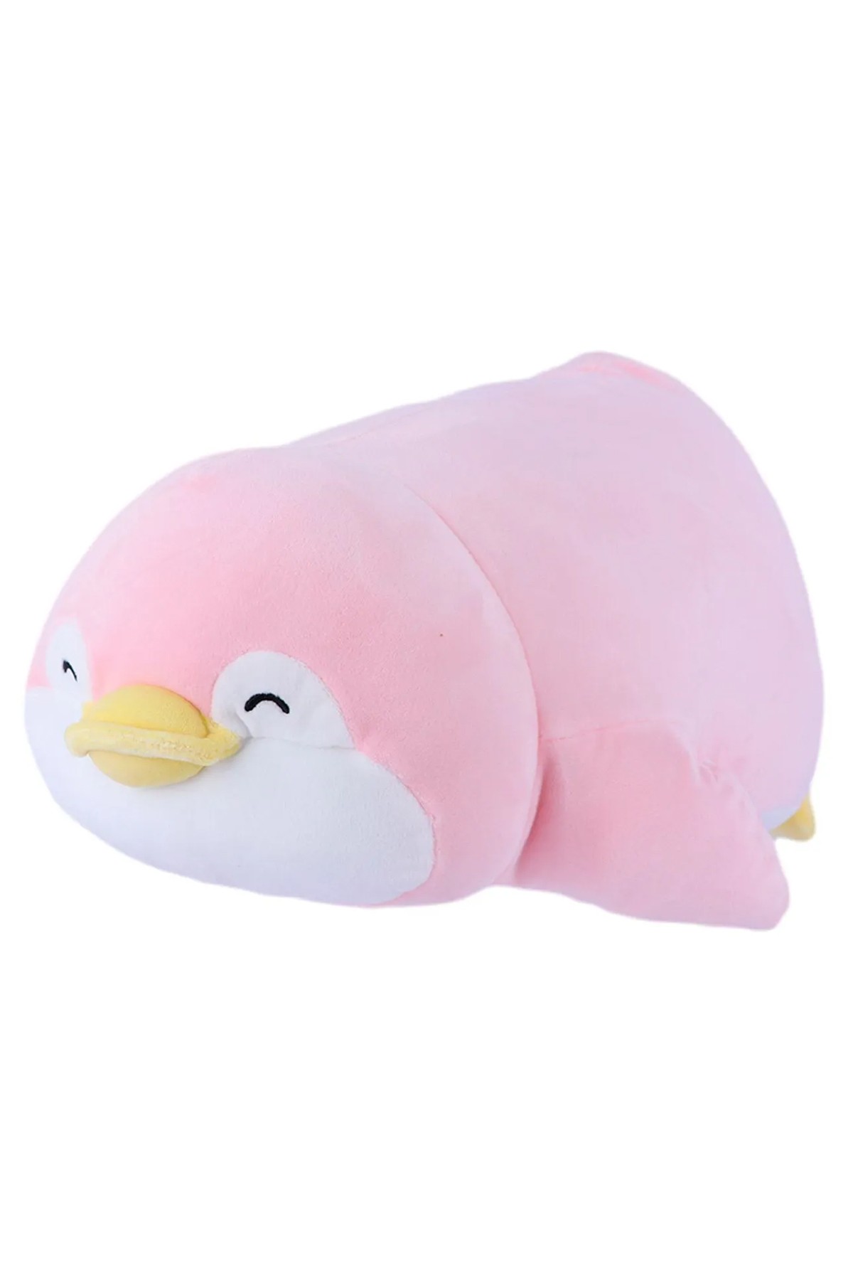 Uzanan Penguen Peluş Oyuncak (40cm) - Pembe