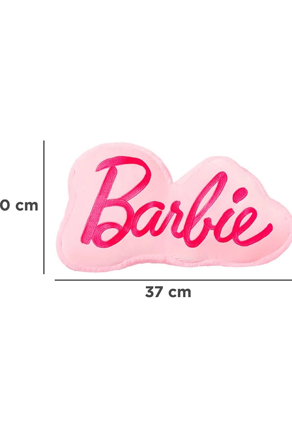 Barbie Lisanslı Yazılı Yastık 37 Cm