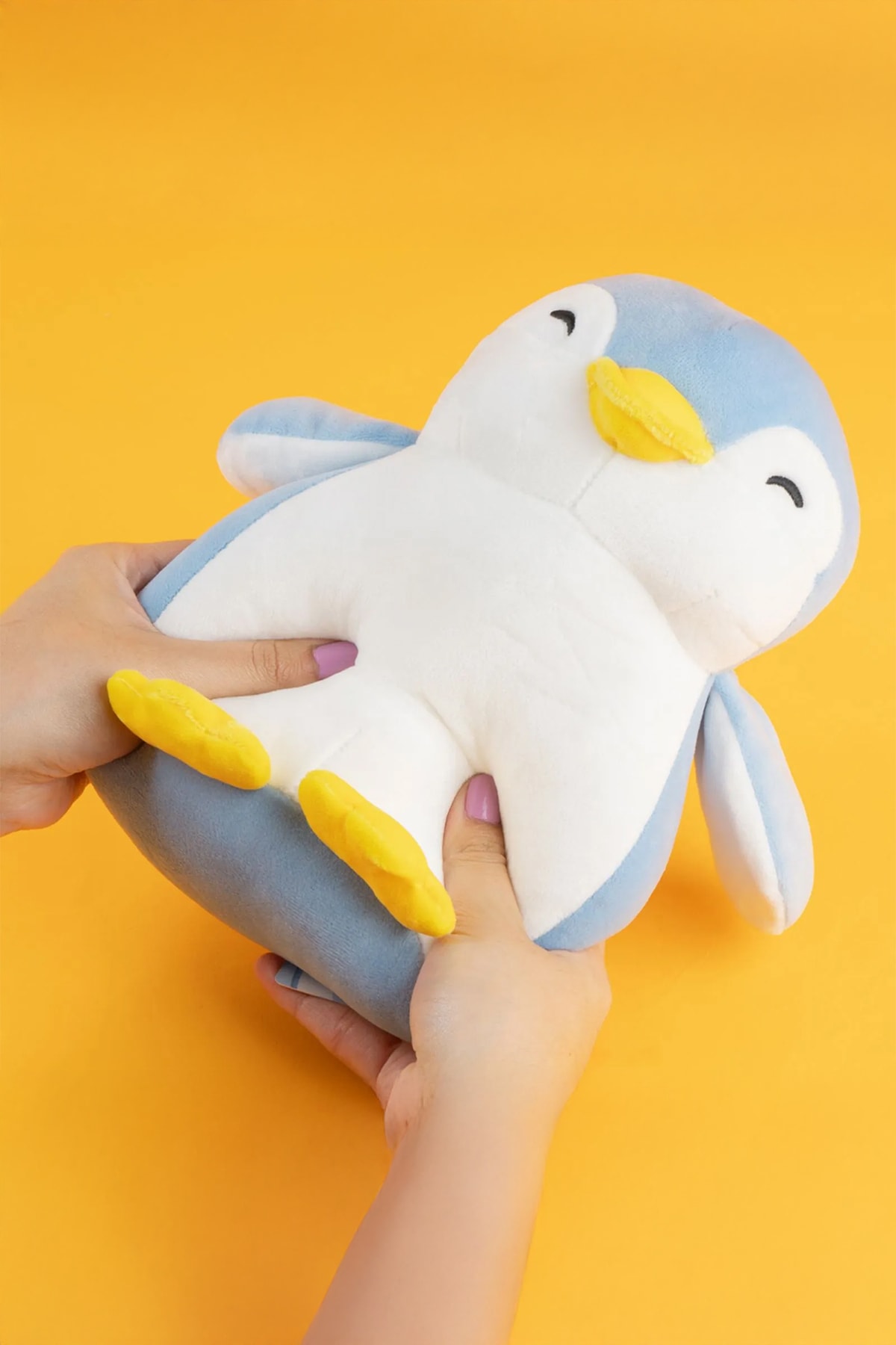 23cm Penguen Peluş Oyuncak (Mavi)