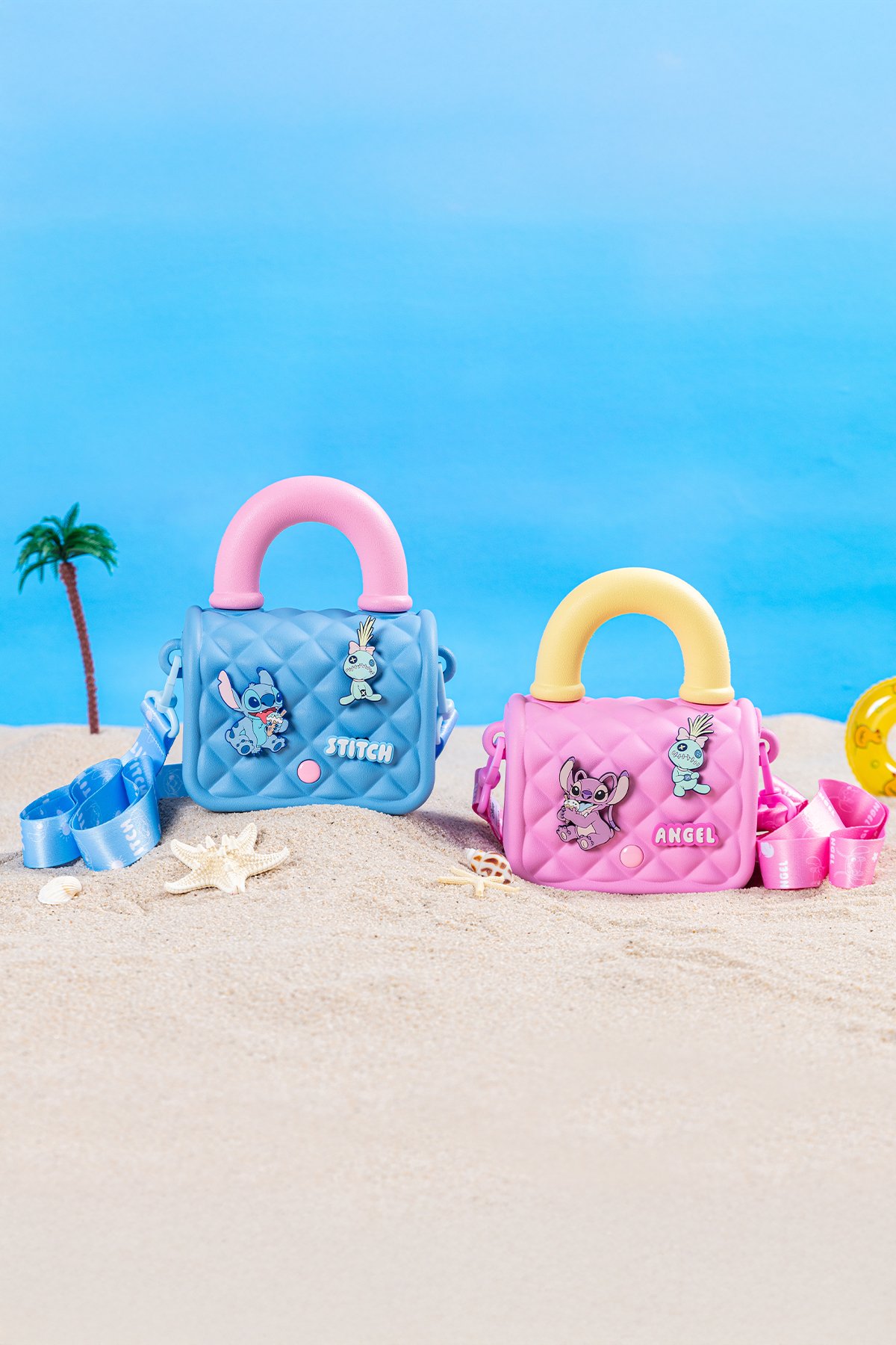Disney Lilo&Stitch Lisanslı EVA Çapraz Çanta (Angel, Pembe)