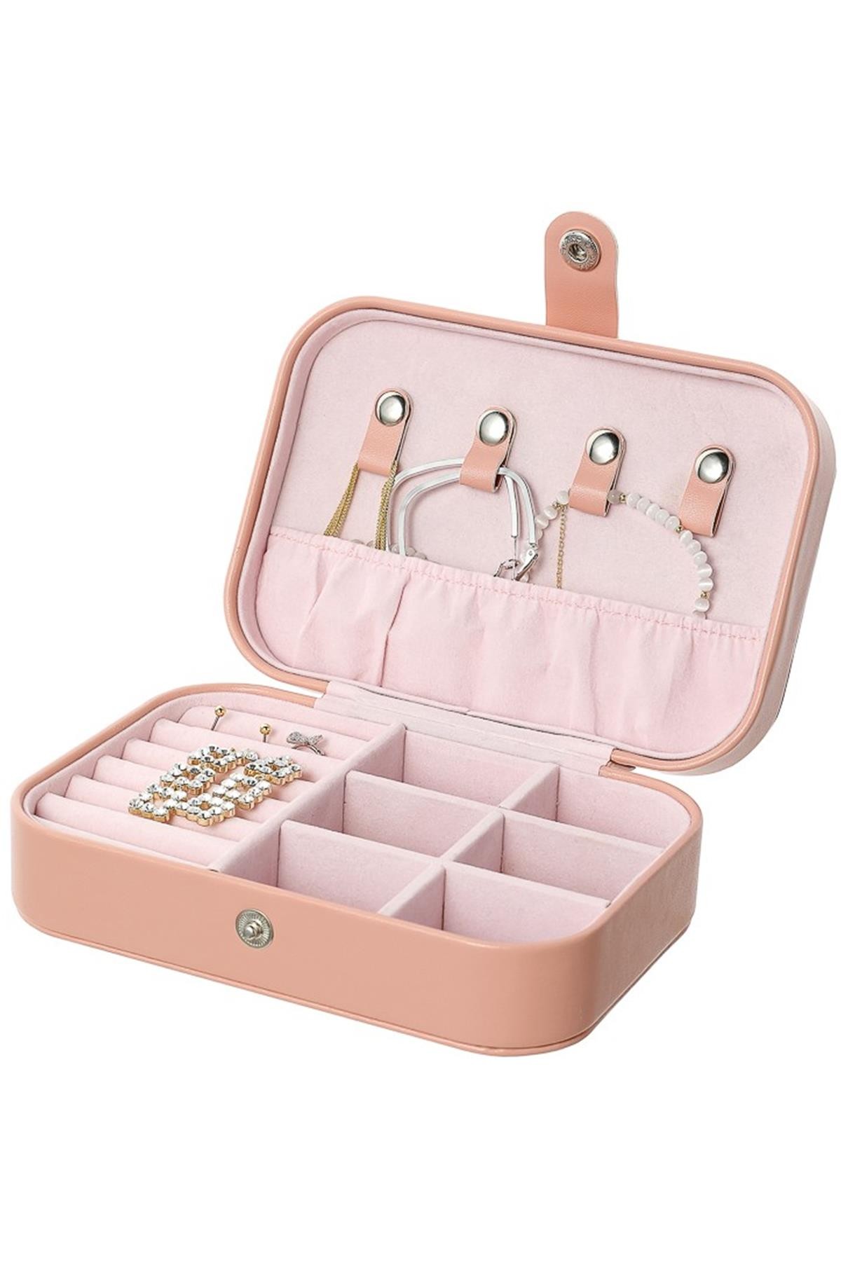 Takı Taşıma Ve Düzenleme Kutusu - Pembe