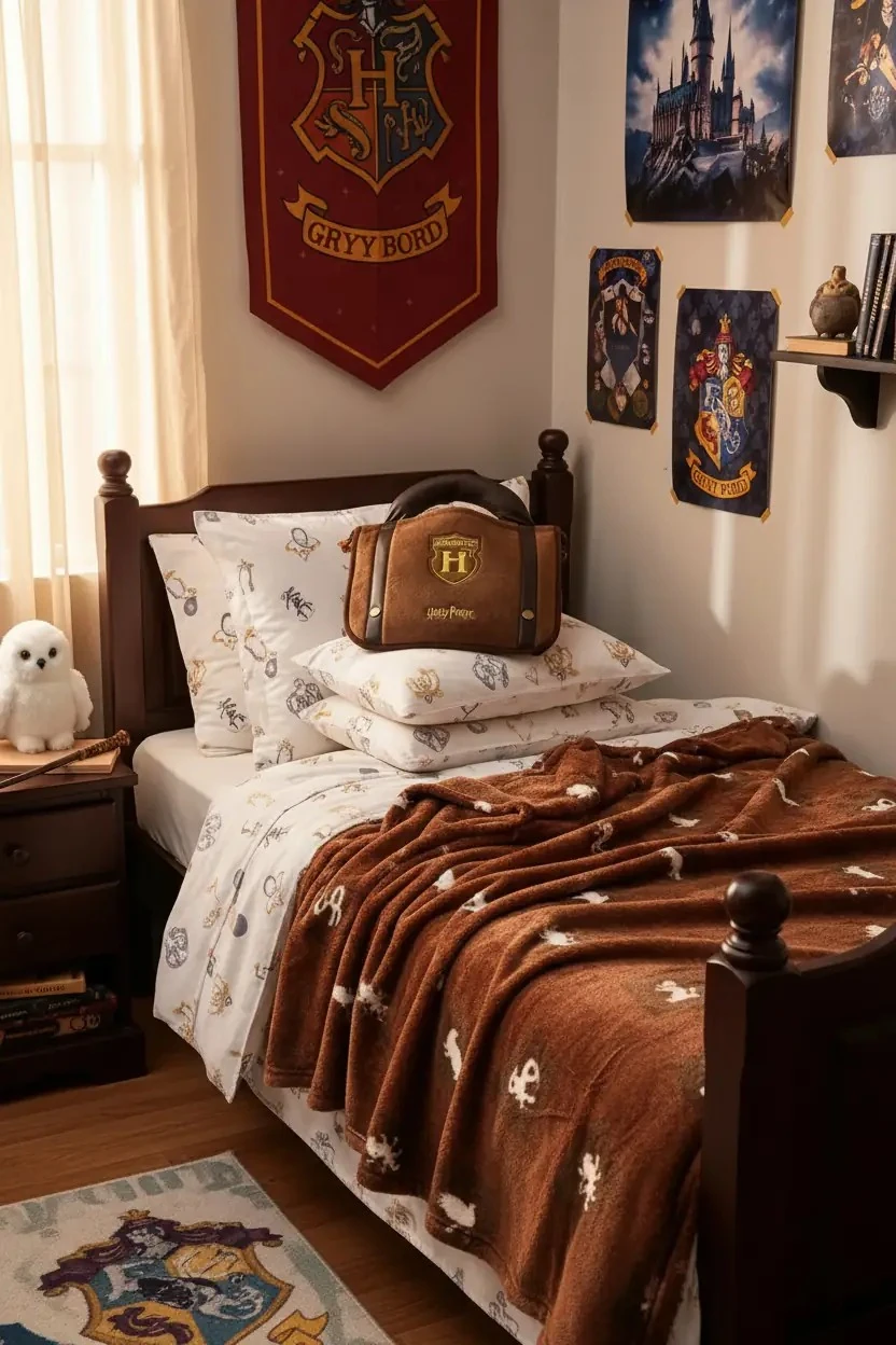 Harry Potter Lisanslı Çanta Şekilli Battaniye