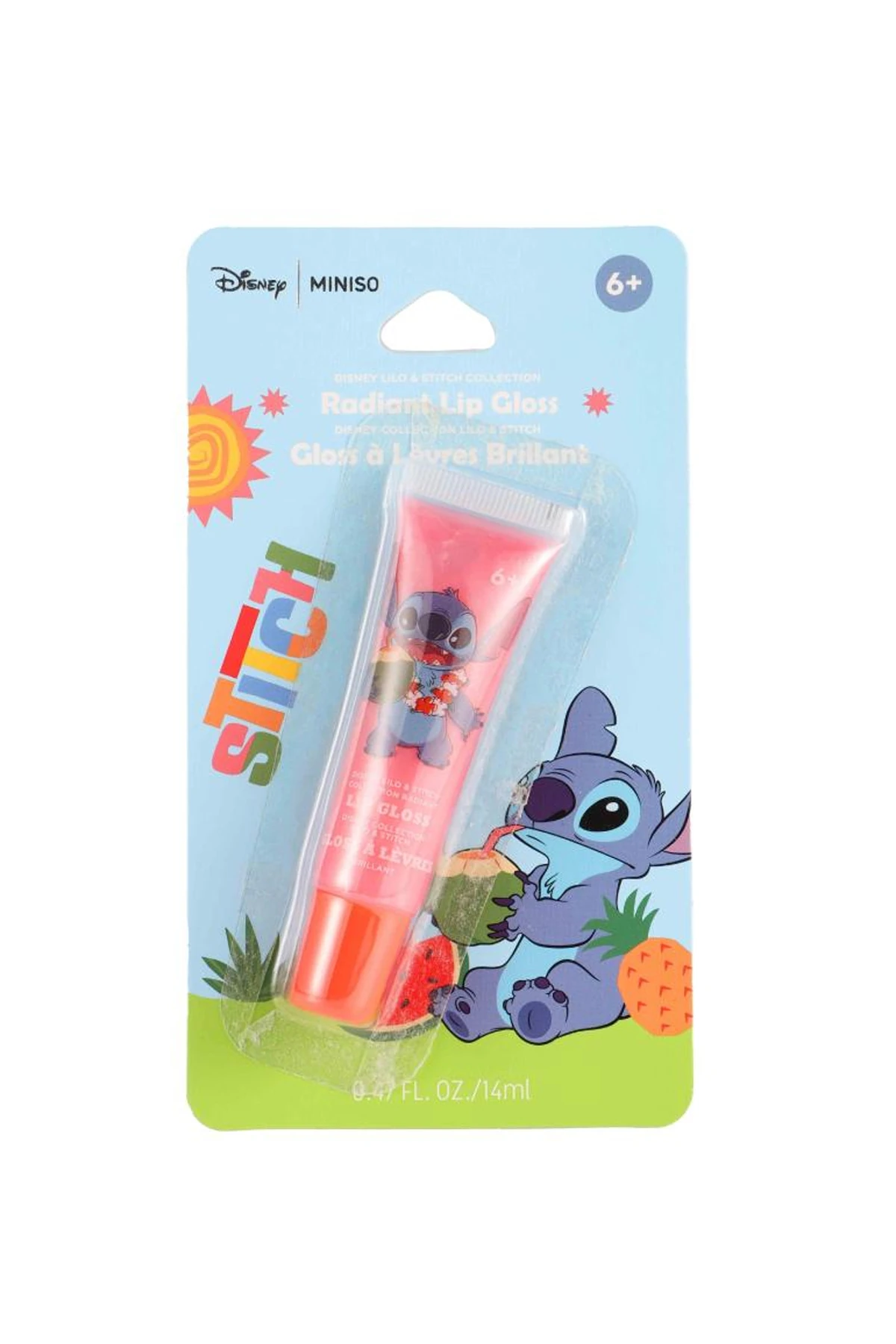 Disney Lilo & Stitch Lisanslı Pembe Dudak Parlatıcısı
