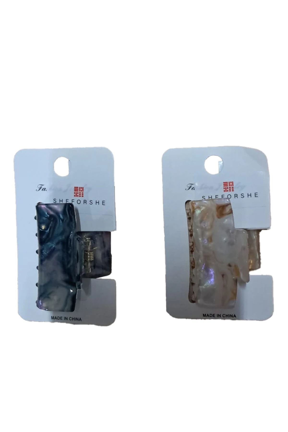 Akrilik Küçük Mandal Tokalar Tekli