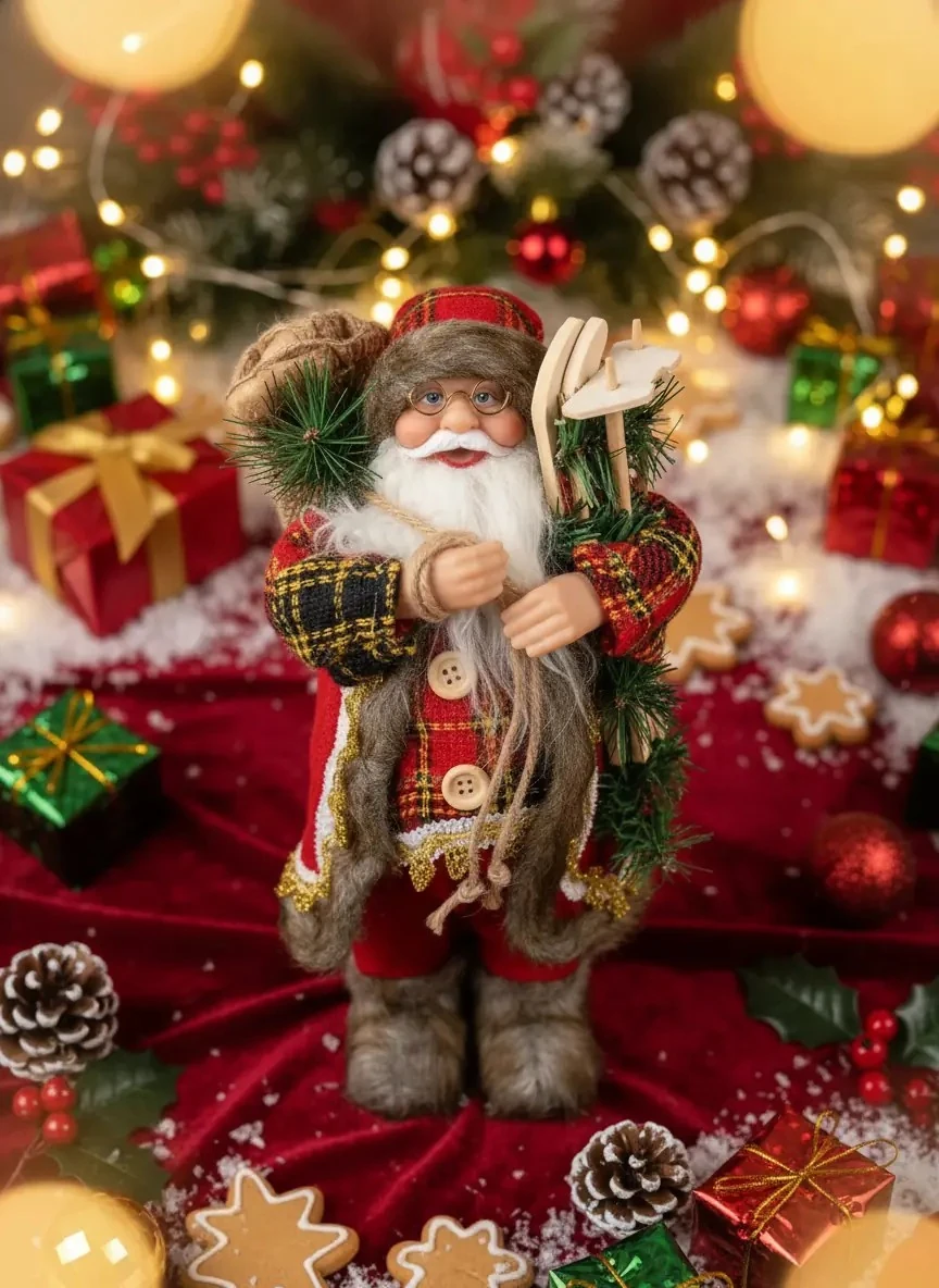 Waldern Luxury New Model 1 Noel Baba Santa 30 cm