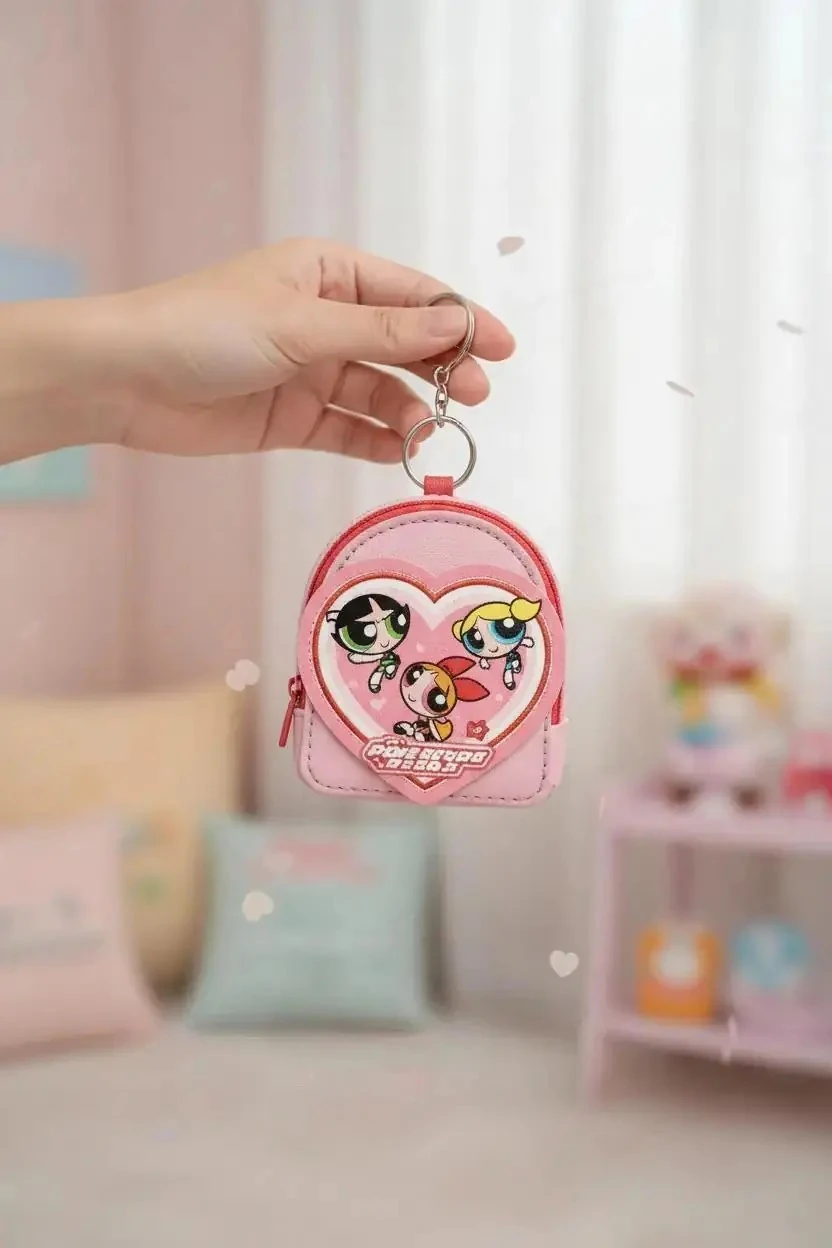 Miniso Powerpuff Girls Lisanslı Mini Kırtasiye Seti – Özel Saklama Çantalı Komple Set