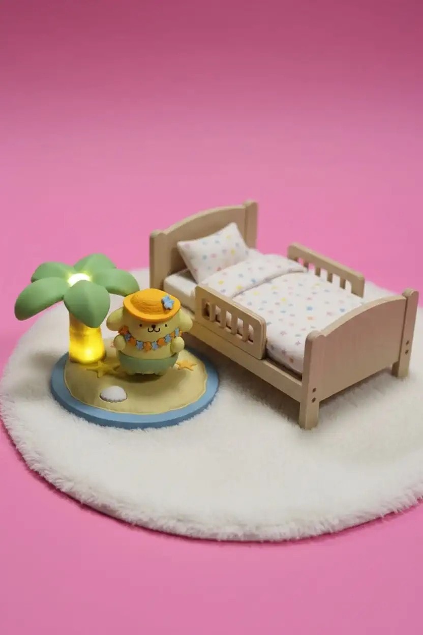 Sanrio Lisanslı Yaz Serisi Gece Lambası - Pompompurin