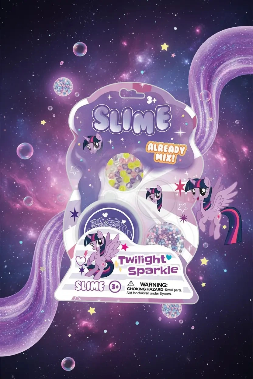 My Little Pony Lisanslı Slime Set – Twilight Sparkle Tek Renk Yumuşak Doku