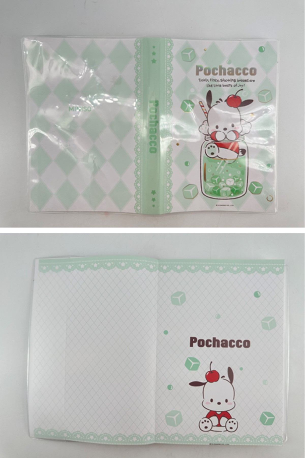 Sanrio Lisanslı Renkli Yaz Serisi Kapaklı A5 Not Defteri - Pochacco