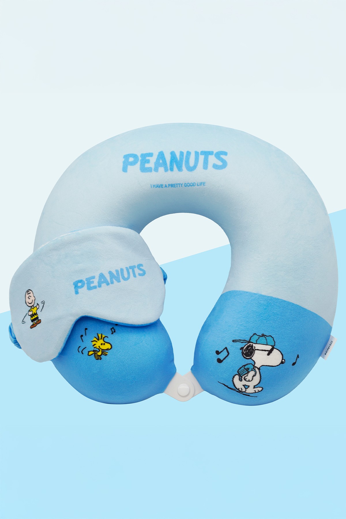 Snoopy Lisanslı Uyku Gözlüklü Hafızalı Sünger Boyun Y (Outlet)