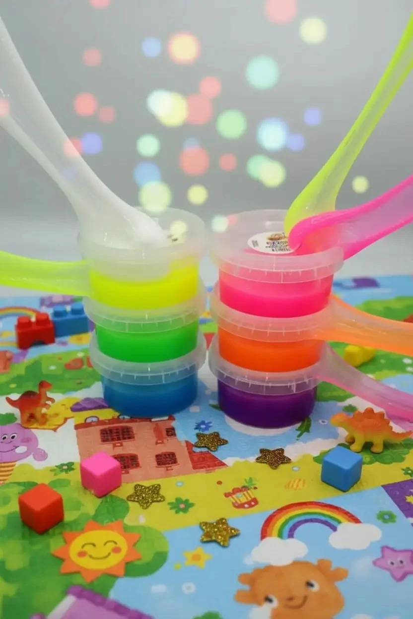 Sino Neon Zıplayan Slime Oyun Jeli 140 Gr – Esnek Eğlenceli Parlak Doku
