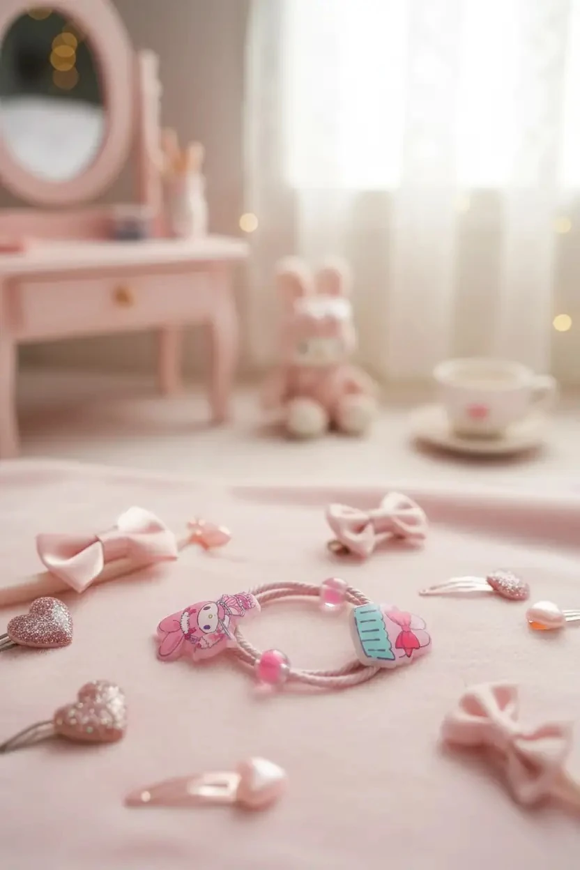 Sanrio Lisanslı My Melody Lisanslı Saç Tokası Seti – 2 Adet