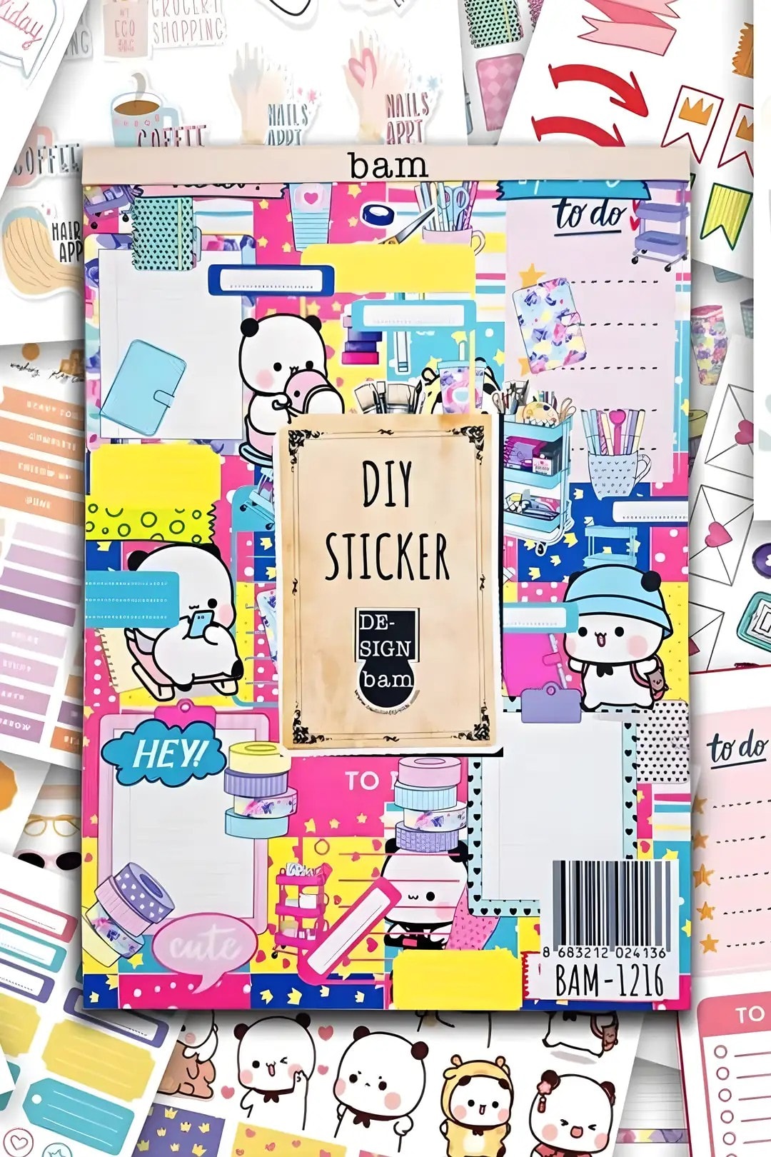 My DIY Sticker Defteri 16Yp.