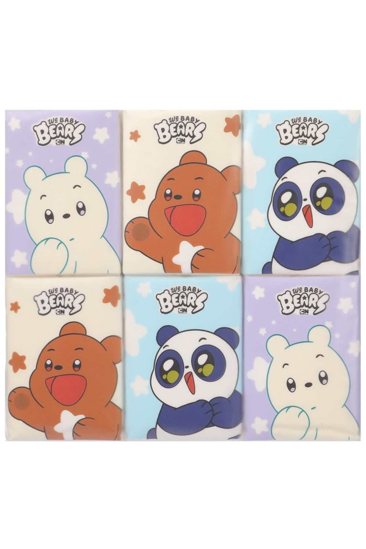 We Baby Bears Lisanslı Baskılı Kağıt Mendil 12'li Paket