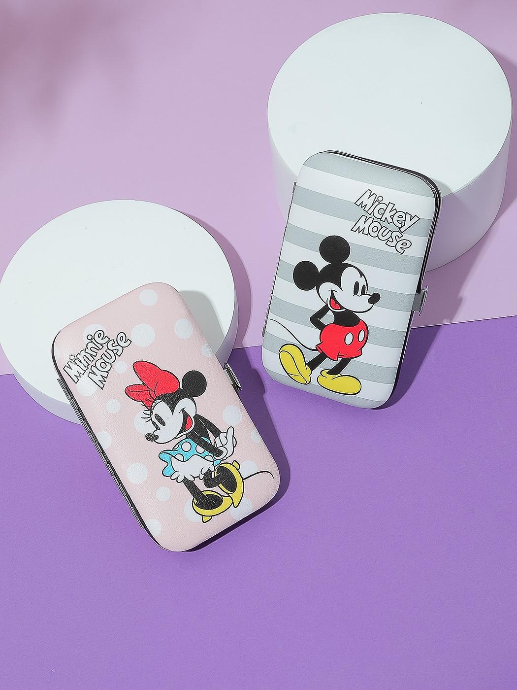 Mickey Mouse Lisanslı Çantalı 5 Parça Manikür Seti