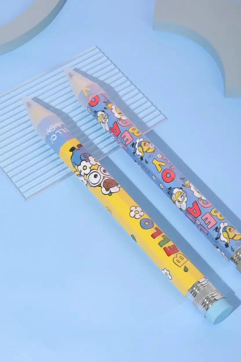 Minions Lisanslı Daisy Serisi Büyük Tükenmez Kalem 2 Çeşit 14.5 Cm