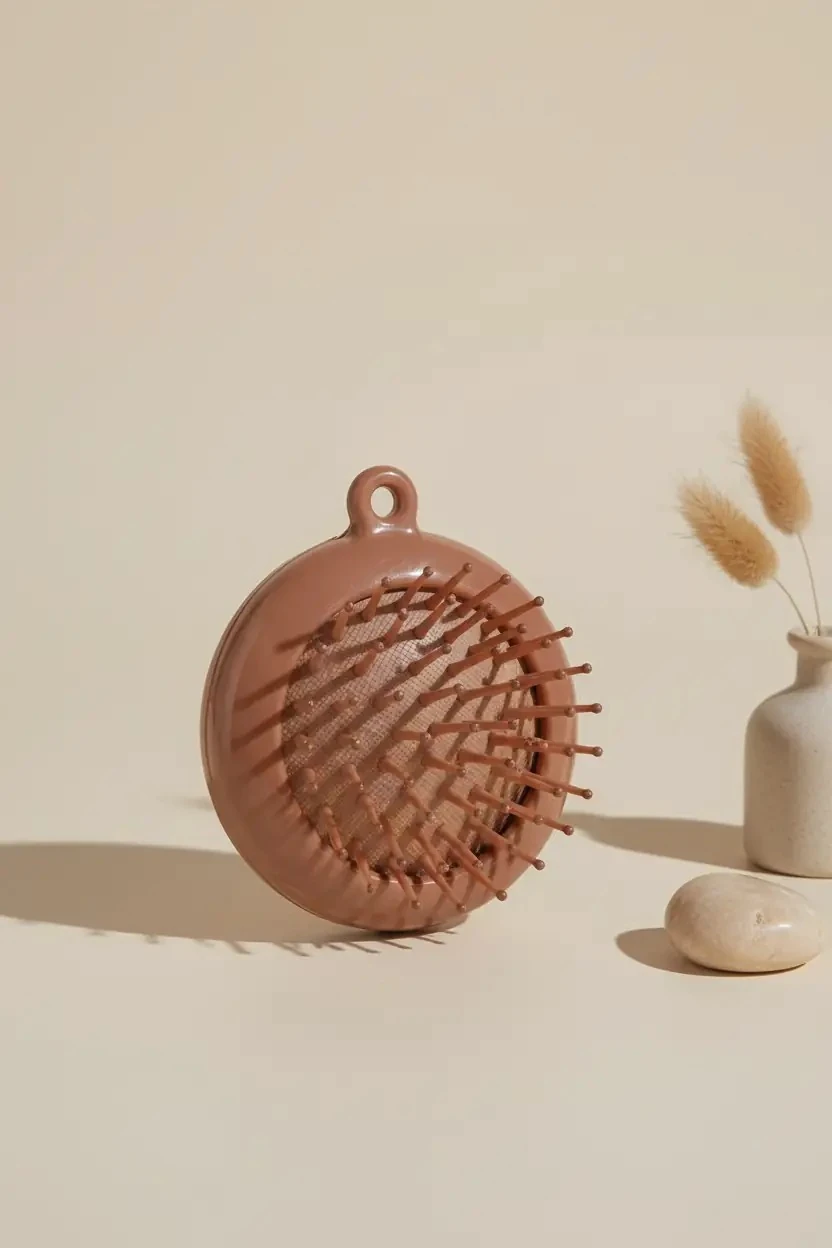 We Bare Bears Lisanslı Masaj etkili Saç Fırçası (Boz Ayı)