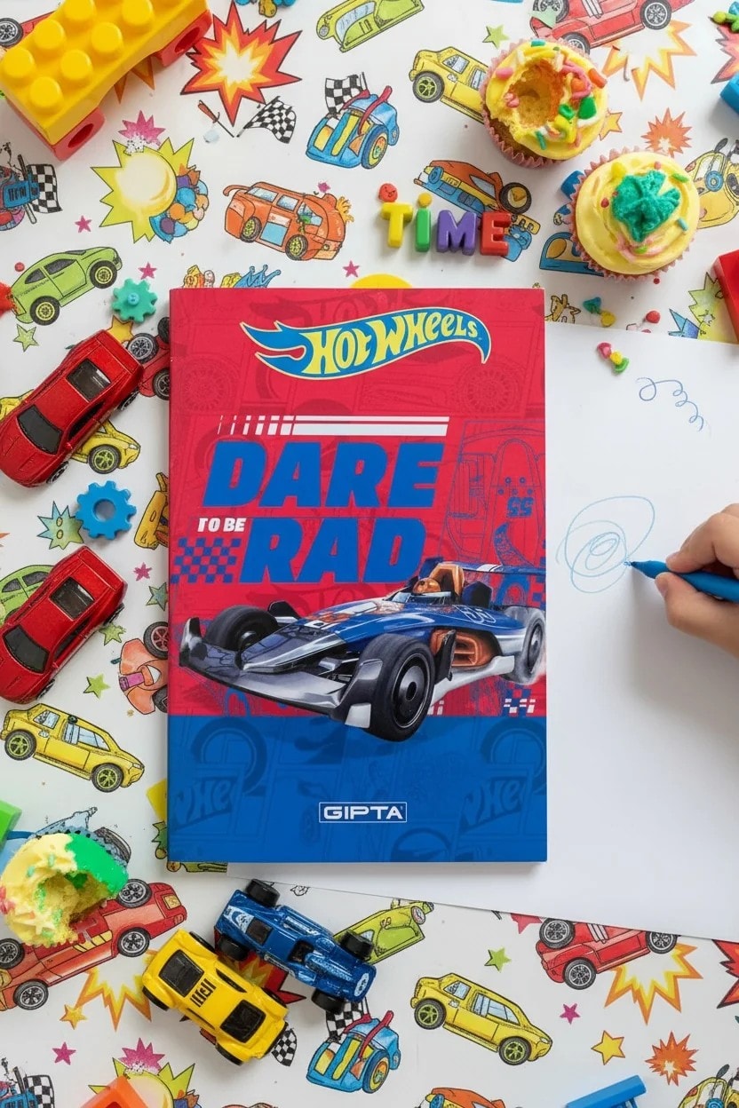 Hot Wheels A7 İkili Mini Bloknot