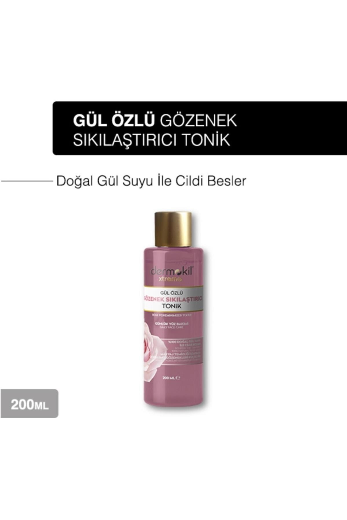 Dermokil Gül Özlü Gözenek Sıkılaştırıcı Tonik 200 Ml