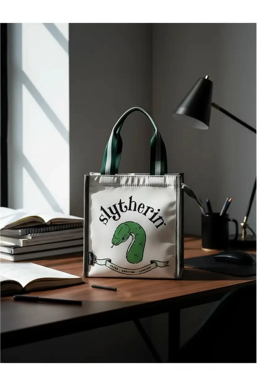 Harry Potter Lisanslı Yiyecek Çantası - Slytherin