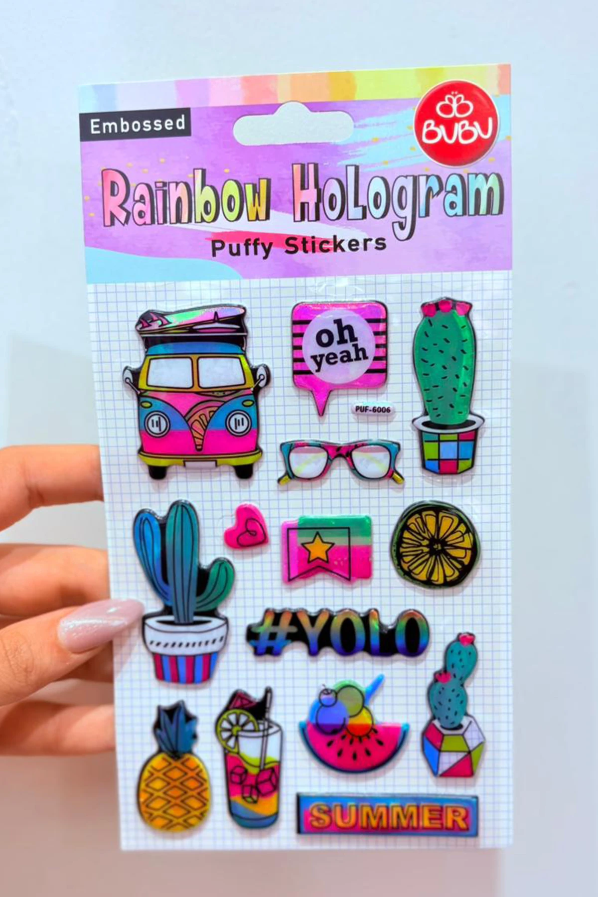 Bu-Bu Puffy Stickers Summer