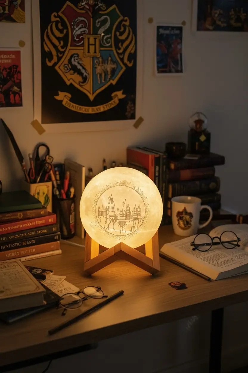 Harry Potter Lisanslı Dekoratif Masa Lambası