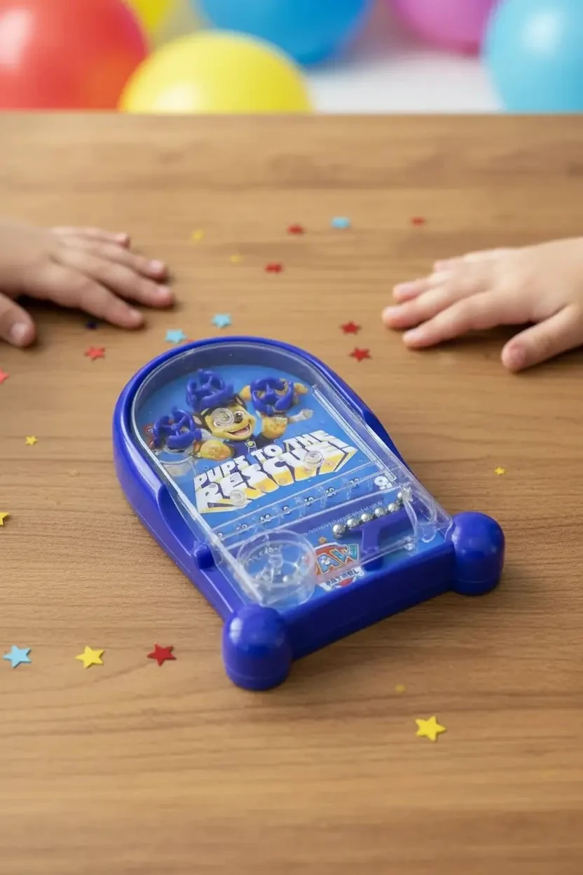 Lisanslı Paw Patrol Pinball Oyun Seti Kompakt Taşınabilir Blister Paket