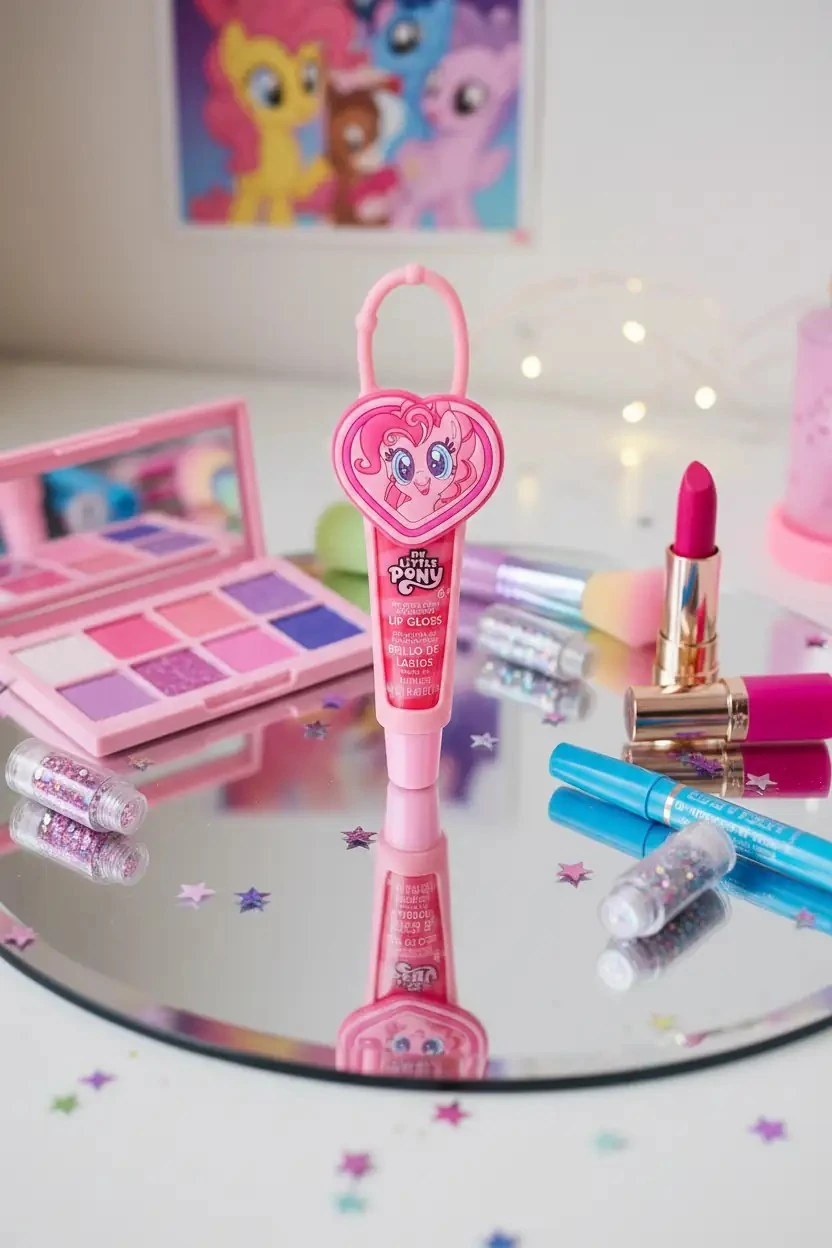 My Little Pony Lisanslı Pinkie Pie Dudak Parlatıcısı - Kalp Tasarımlı Nemlendirici Işıltılı Lip Gloss