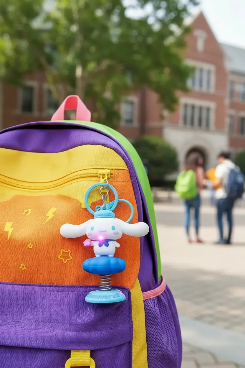 Sanrio Lisanslı Yaz Serisi Anahtarlık - Cinnamoroll