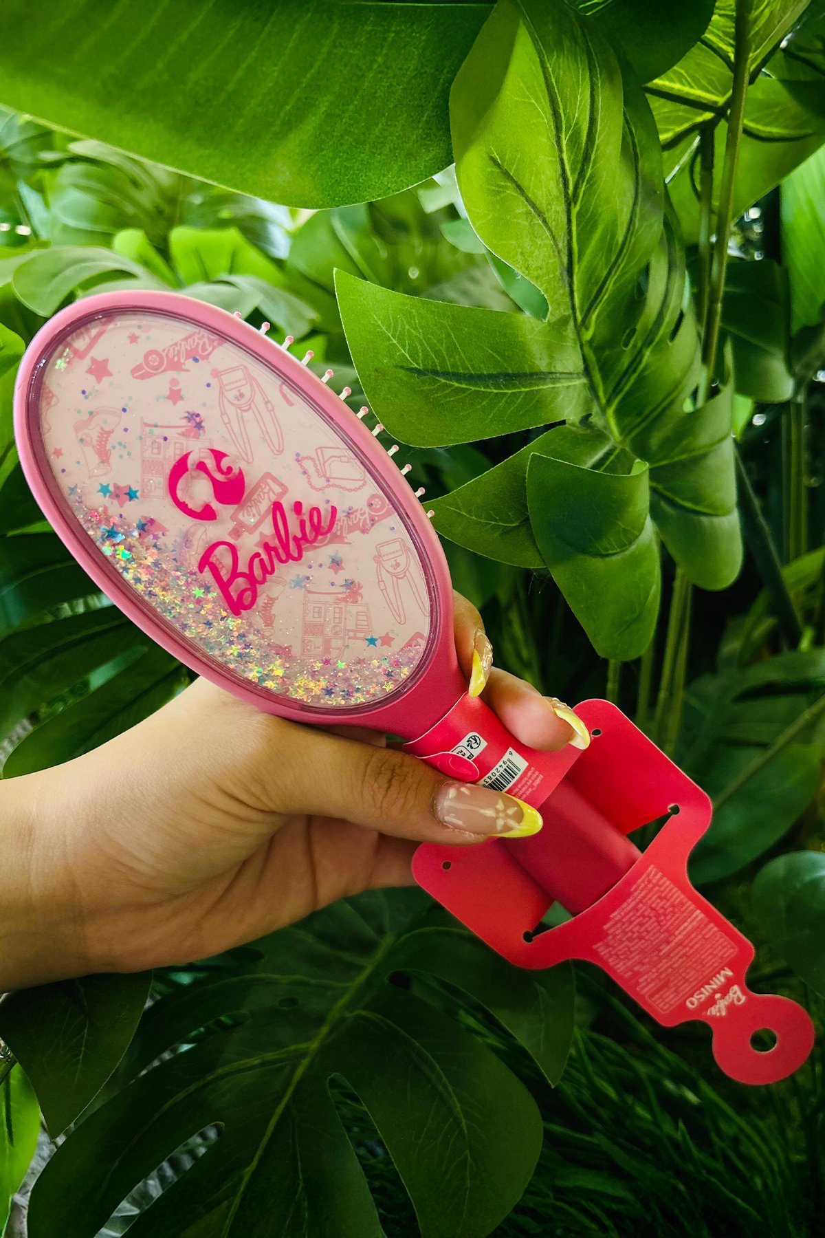 Barbie Lisanslı Simli Saç Fırçası