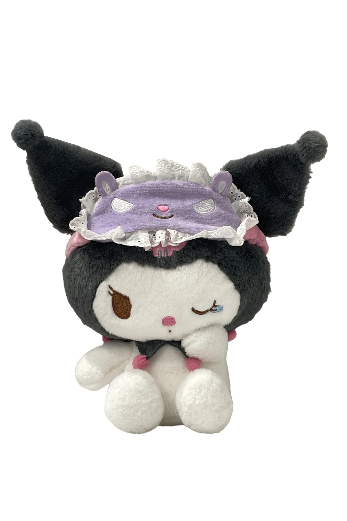 Sanrio Kuromi Lisanslı Sound Sleep Koleksiyonu 10 inç Oturan Peluş Oyuncak