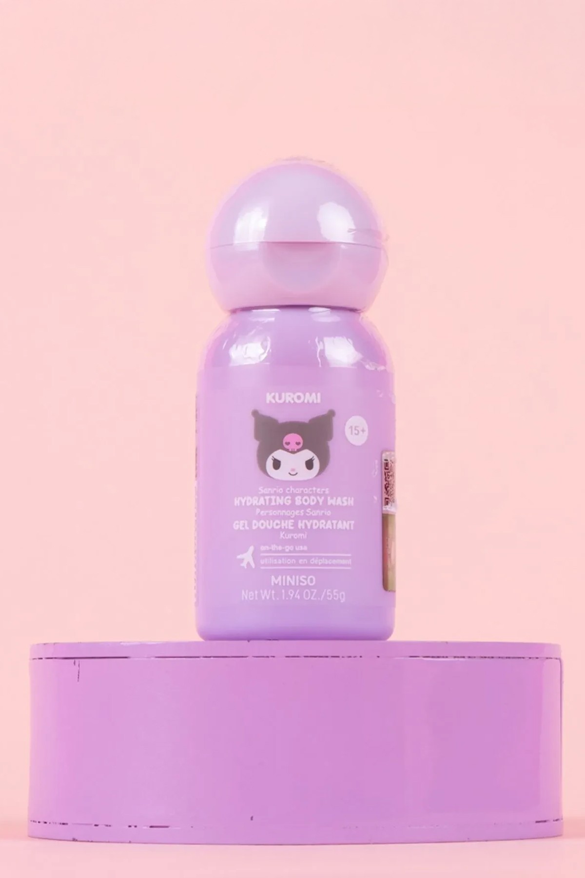 Sanrio  Kuromi  Lisanslı Nemlendiricili Duş Jeli 55Gr Seyahat Boyu