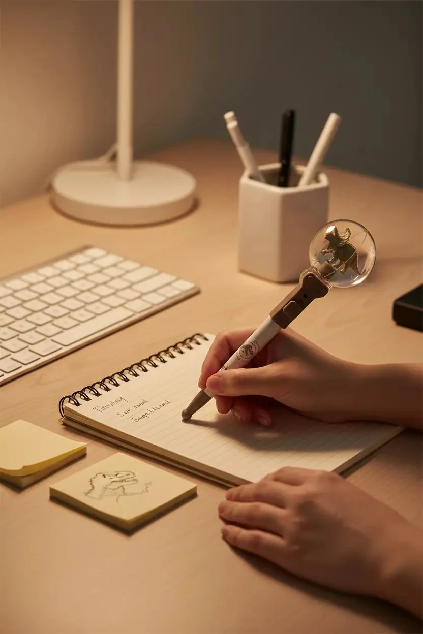 Jurassic World Lisanslı Dinozor Temalı Yumurta Kabuğu Kapaklı Tükenmez Kalem