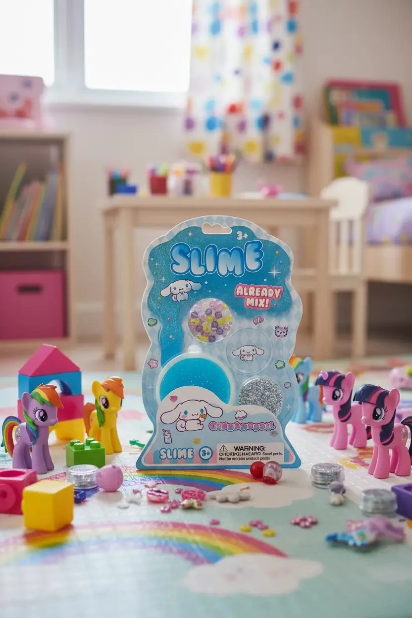 Sanrio Lisanslı Cinnamoroll Slime Set – Tek Renk Yumuşak Doku