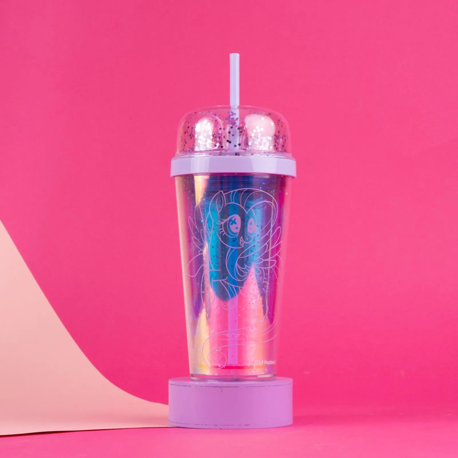 My Little Pony Lisanslı Çift Cidarlı Pipetli Su Şişesi 480ml