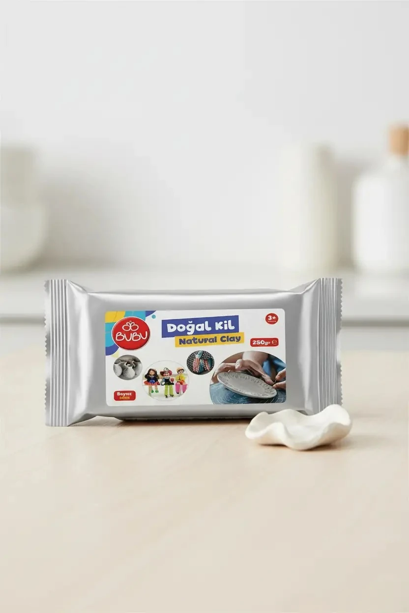 BU-BU DOĞAL KİL BEYAZ 250 GR.