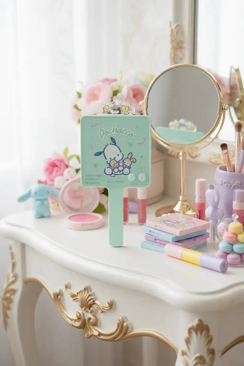 Sanrio Lisanslı Kare El Aynası