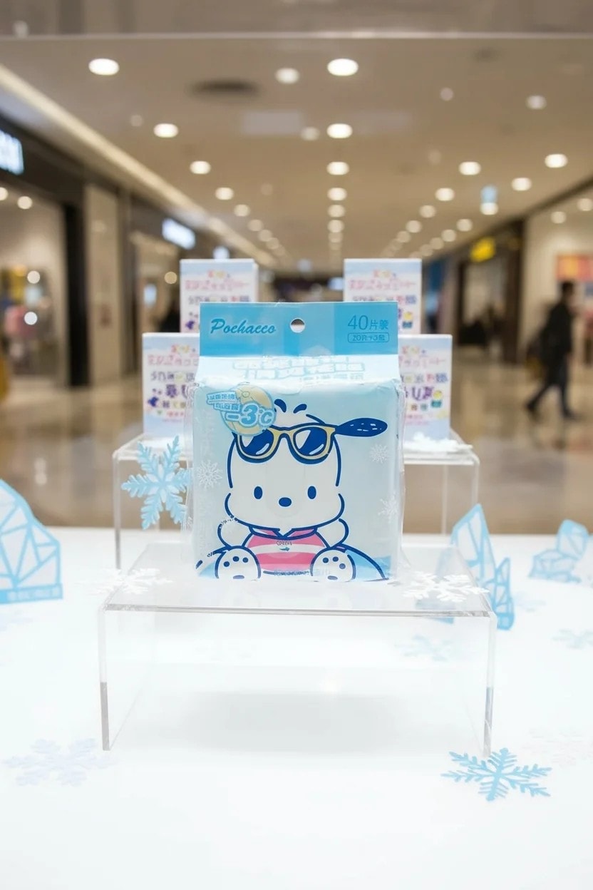 Sanrio Lisanslı Pochacco Serinletici Islak Mendil (20 Adet*2 Paket)