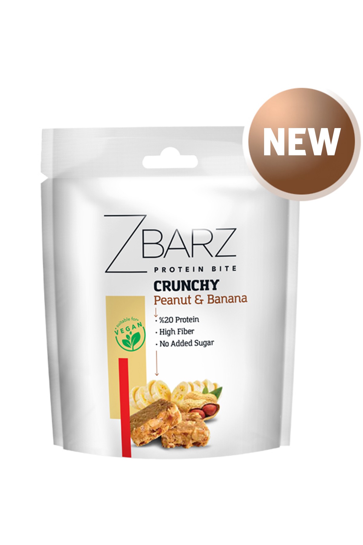 Crunchy Muzlu Yer Fıstıklı Protein Bite 90 G/Ad